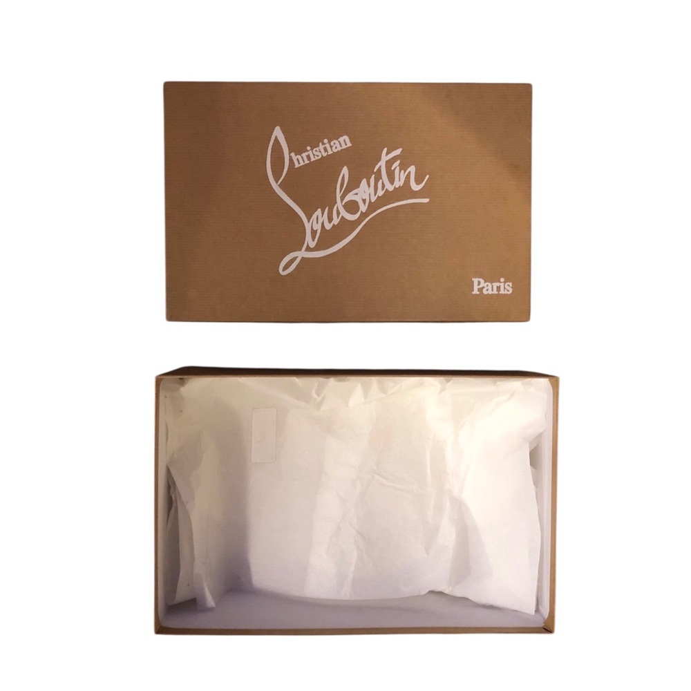 Christian Louboutin Tan Box with Logo